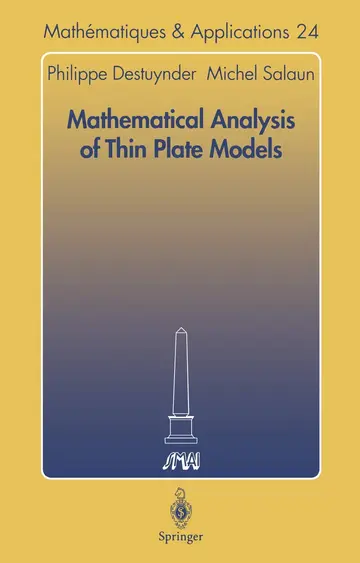 Cover of Mathematical Analysis of Thin Plate Models