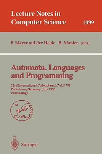 Cover of Automata, Languages and Programming
