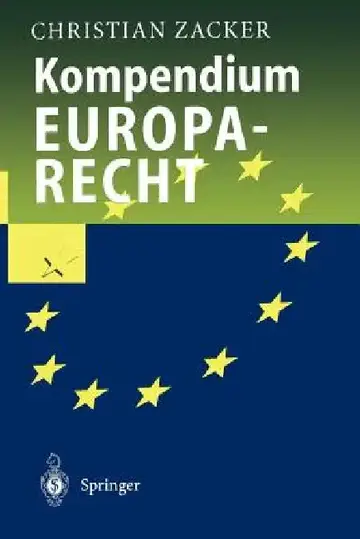 Cover of Kompendium Europarecht