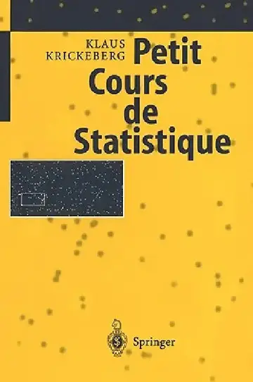 Cover of Petit Cours de Statistique