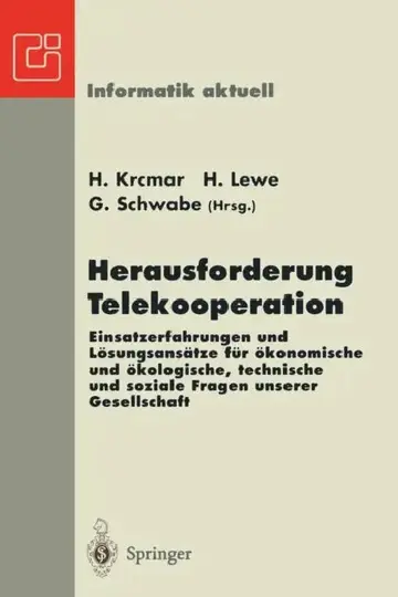 Cover of Herausforderung Telekooperation