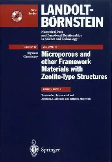 Cover of Tetrahedral Frameworks of Zeolites, Clathrates and Related Materials