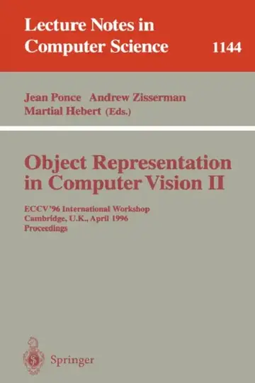 Cover of Object Representation in Computer Vision II
