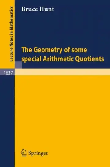Cover of The Geometry of Some Special Arithmetic Quotients