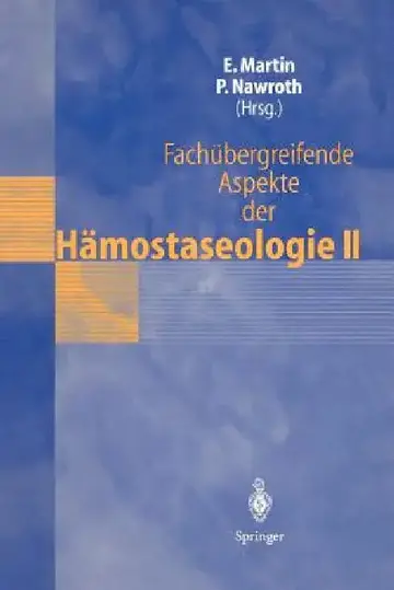 Cover of Fachübergreifende Aspekte Der Hämostaseologie II