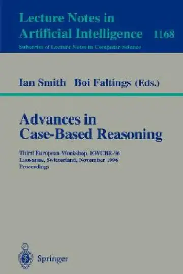 Cover of Advances in Case-Based Reasoning