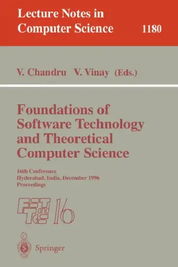 Cover of Foundations of Software Technology and Theoretical Computer Science