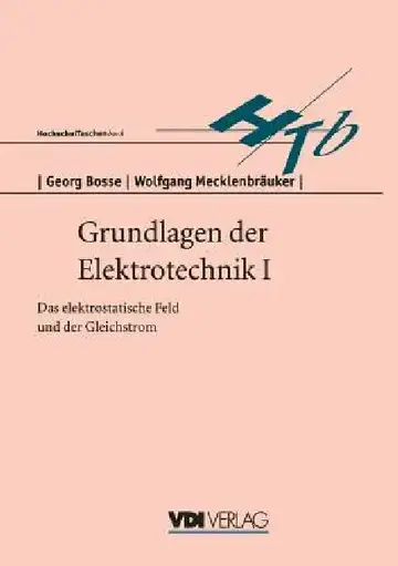 Cover of Grundlagen Der Elektrotechnik I