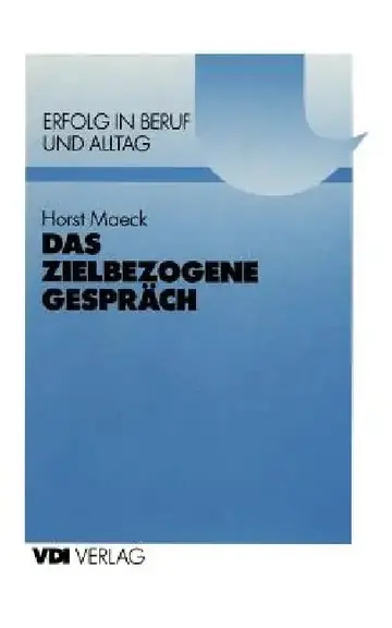 Cover of Das Zielbezogene Gespräch