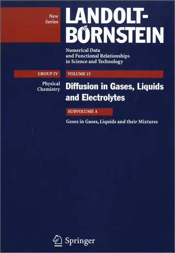 Cover of Gases in Gases, Liquids and their Mixtures