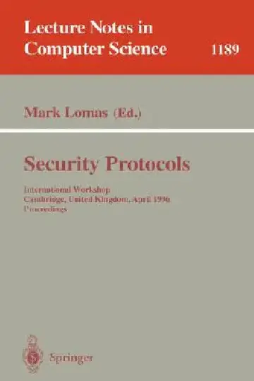 Cover of Security Protocols