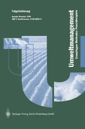Cover of Betriebliches Umweltmanagement
