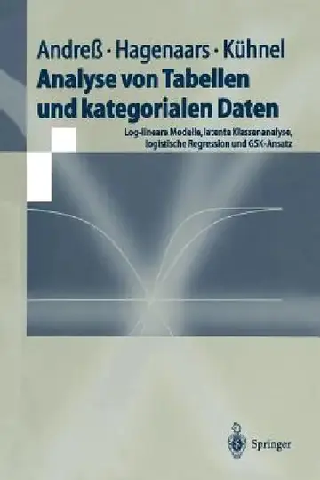 Cover of Analyse Von Tabellen Und Kategorialen Daten