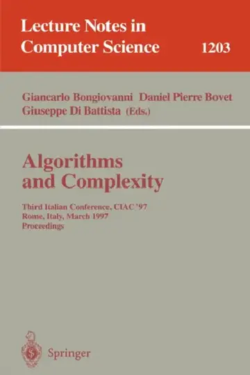Cover of Algorithms and Complexity