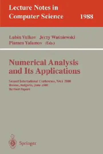 Cover of Numerical Analysis and Its Applications