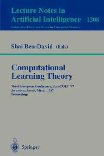 Cover of Computational Learning Theory
