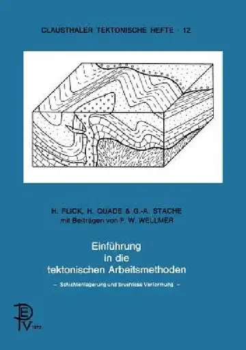 Cover of Einführung in Die Tektonischen Arbeitsmethoden