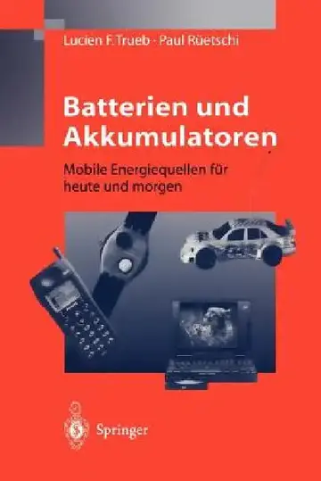 Cover of Batterien Und Akkumulatoren