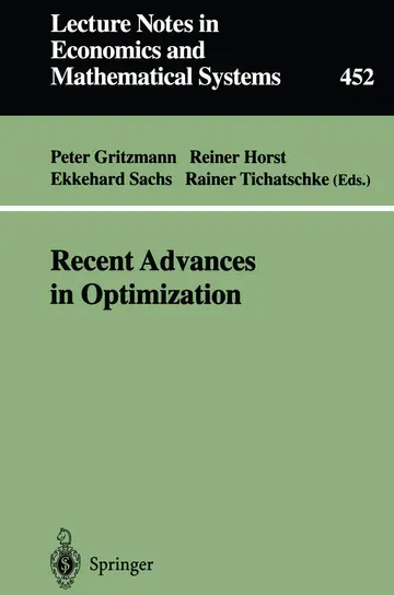 Cover of Recent Advances in Optimization