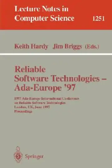 Cover of Reliable Software Technologies - Ada-Europe '97