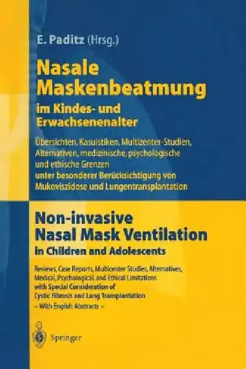Cover of Nasale Maskenbeatmung Im Kindes- Und Erwachsenenalter