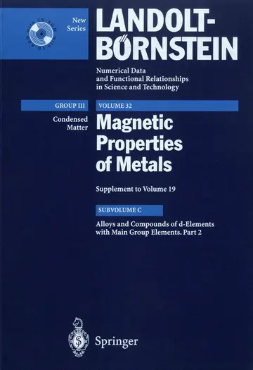 Cover of Magnetic Properties of Metals