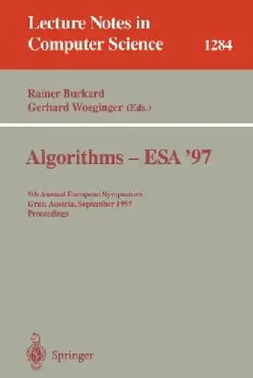 Cover of Algorithms - ESA '97