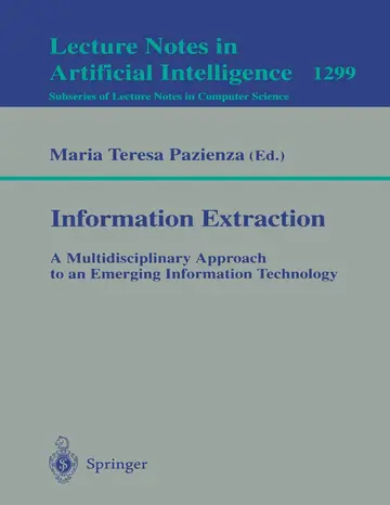 Cover of Information Extraction