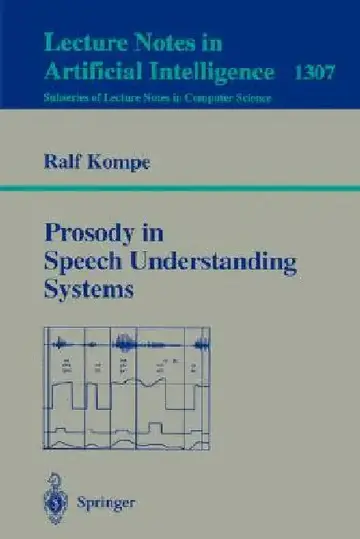 Cover of Prosody in Speech Understanding Systems