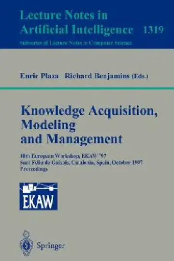 Cover of Knowledge Acquisition, Modeling and Management