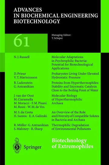 Cover of Biotechnology of Extremophiles