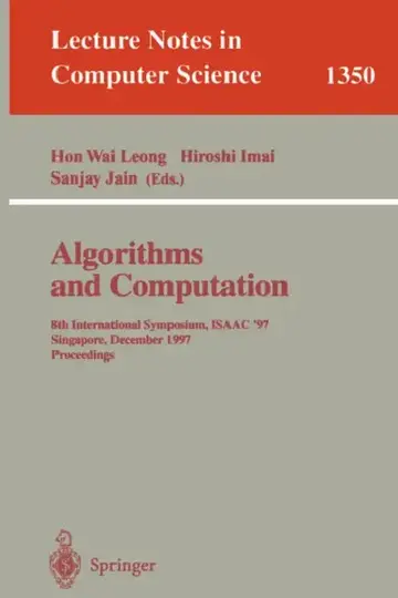 Cover of Algorithms and Computation