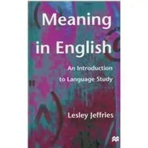 Cover of Meaning in English