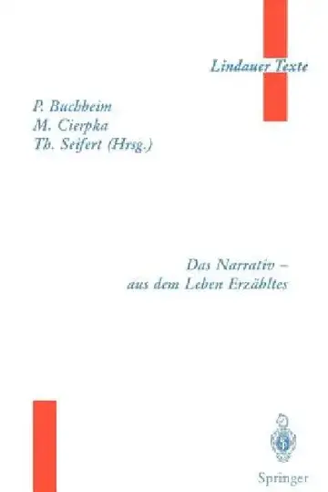 Cover of Das Narrativ -- Aus Dem Leben Erzähltes