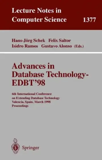 Cover of Advances in Database Technology - Edbt '98