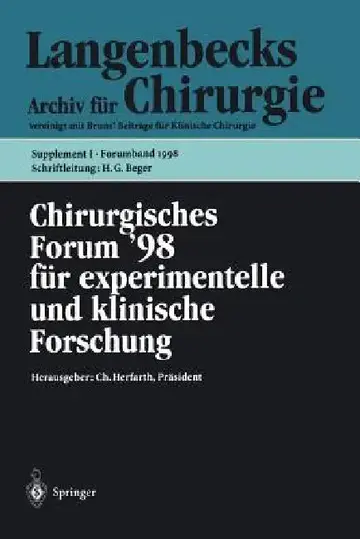 Cover of Chirurgisches Forum '98