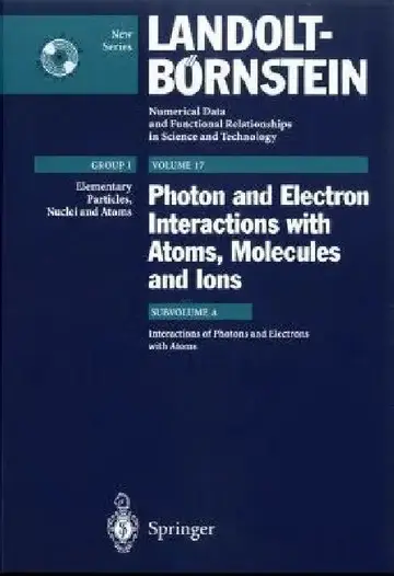 Cover of Interactions of Photons and Electrons with Atoms