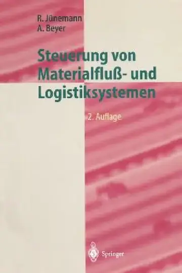 Cover of Steuerung Von Materialfluß- Und Logistiksystemen