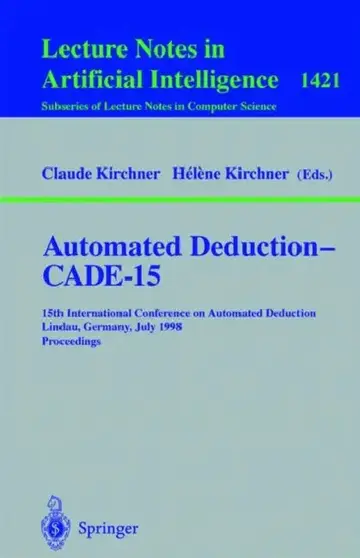 Cover of Automated Deduction - Cade-15