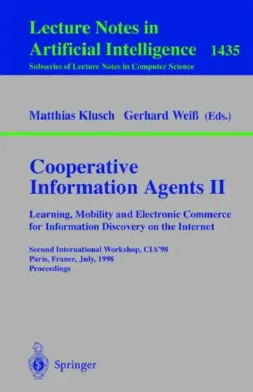 Cover of Cooperative Information Agents II. Learning, Mobility and Electronic Commerce for Information Discovery on the Internet