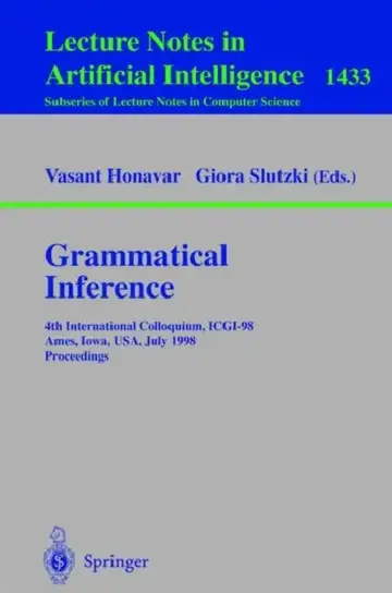 Cover of Grammatical Inference