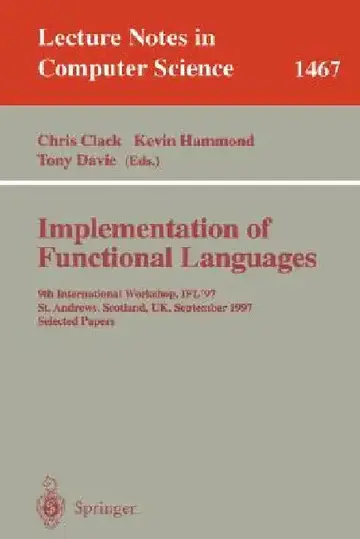 Cover of Implementation of Functional Languages