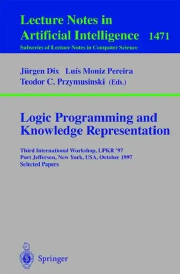 Cover of Logic Programming and Knowledge Representation