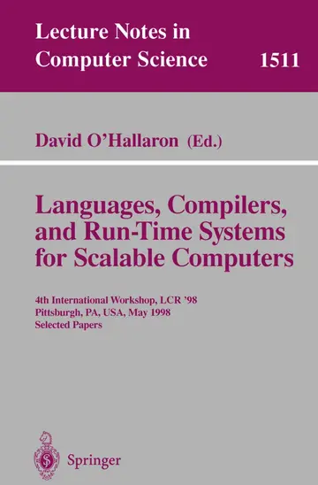 Cover of Languages, Compilers, and Run-Time Systems for Scalable Computers