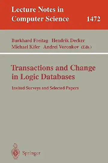 Cover of Transactions and Change in Logic Databases