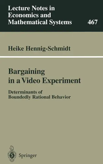 Cover of Bargaining in a Video Experiment