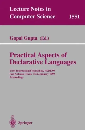 Cover of Practical Aspects of Declarative Languages