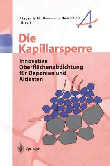 Cover of Die Kapillarsperre
