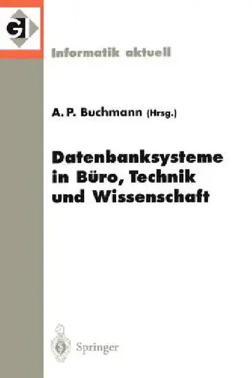 Cover of Datenbanksysteme in Büro, Technik Und Wissenschaft