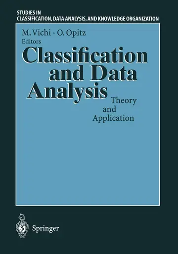 Cover of Classification and Data Analysis